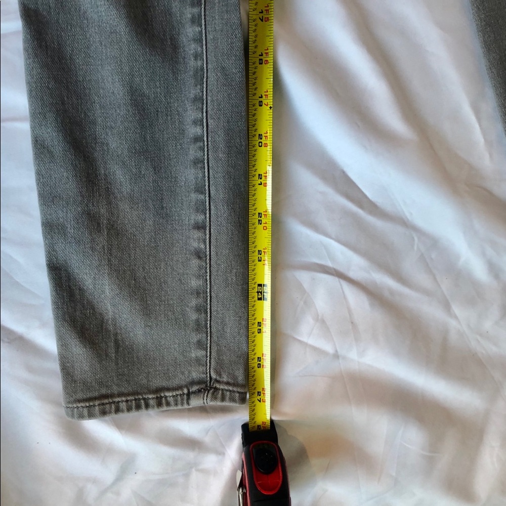 J. Crew Light Grey Toothpick Skinny Ankle Jeans - Picture 5 of 6